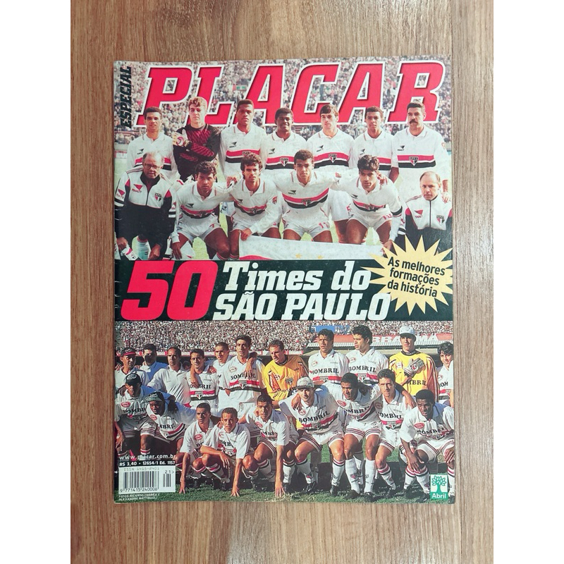 Revista Placar Histórica: 50 Pôsteres de Times do São Paulo !