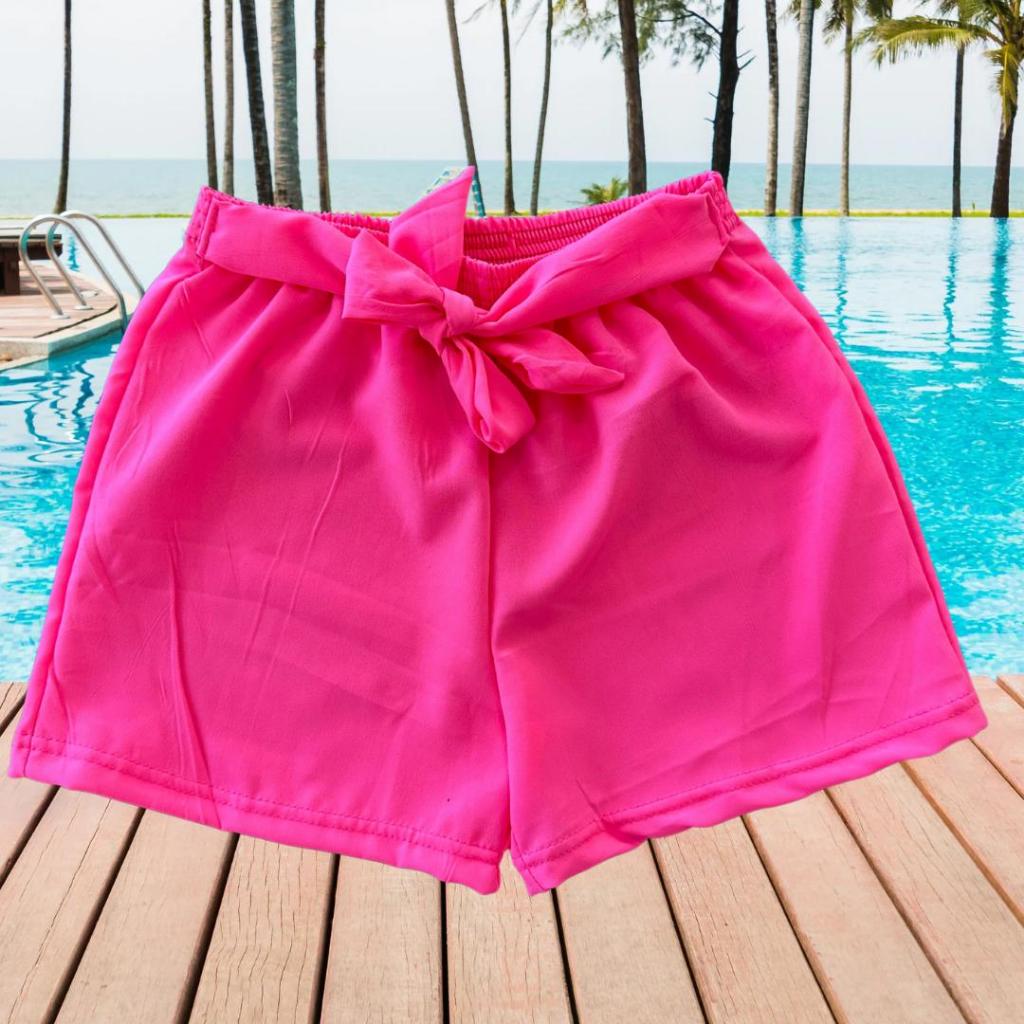 SHORTS BERMUDA  TACTEL MENINA PRAIA VERAO 2 A 10 ANOS - EXCELENTE QUALIDADE
