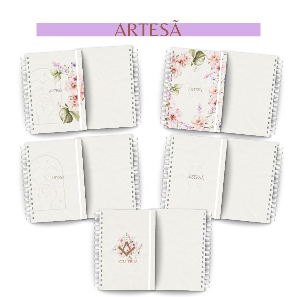 Caderno Personalizado Profissão Artesã A5 | Nome na Capa, 100/200 Páginas, Presente Criativo e Exclusivo