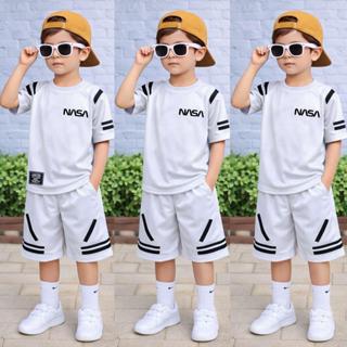 Conjunto Infantil Menino Dry Fit Branco NASA Verão Leve e Confortável 4 a 14 Anos em Oferta na Shopee