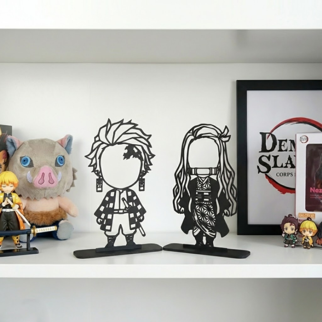 Figura Colecionável Demon Slayer Kimetsu no Yaiba - Tanjiro Nezuko Decoração Mesa Presente Geek em Oferta na Shopee