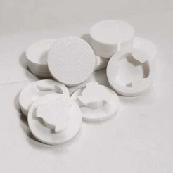 Base para coral com trava, coral plug 20mm, Kit com 15un