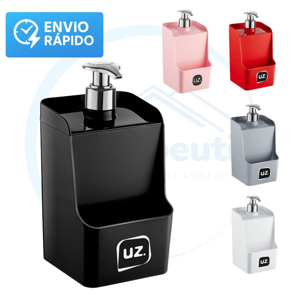 Porta Detergente Dispenser Slim 500ml Design Compacto Uz Utilidades — R$ 21,89 em Shopee, 16% OFF