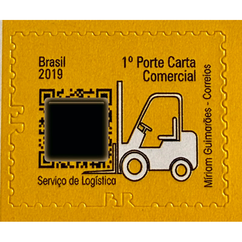 8 Selos de primeiro porte Amarelo