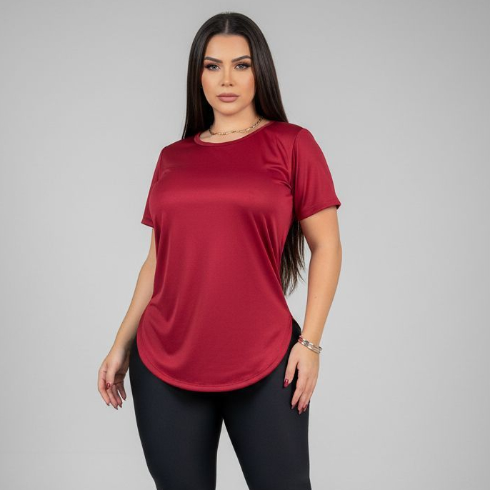 Blusa Feminina Academia Dry Fit Camisa Esportiva e Atividades ao Ar Livre em Oferta na Shopee