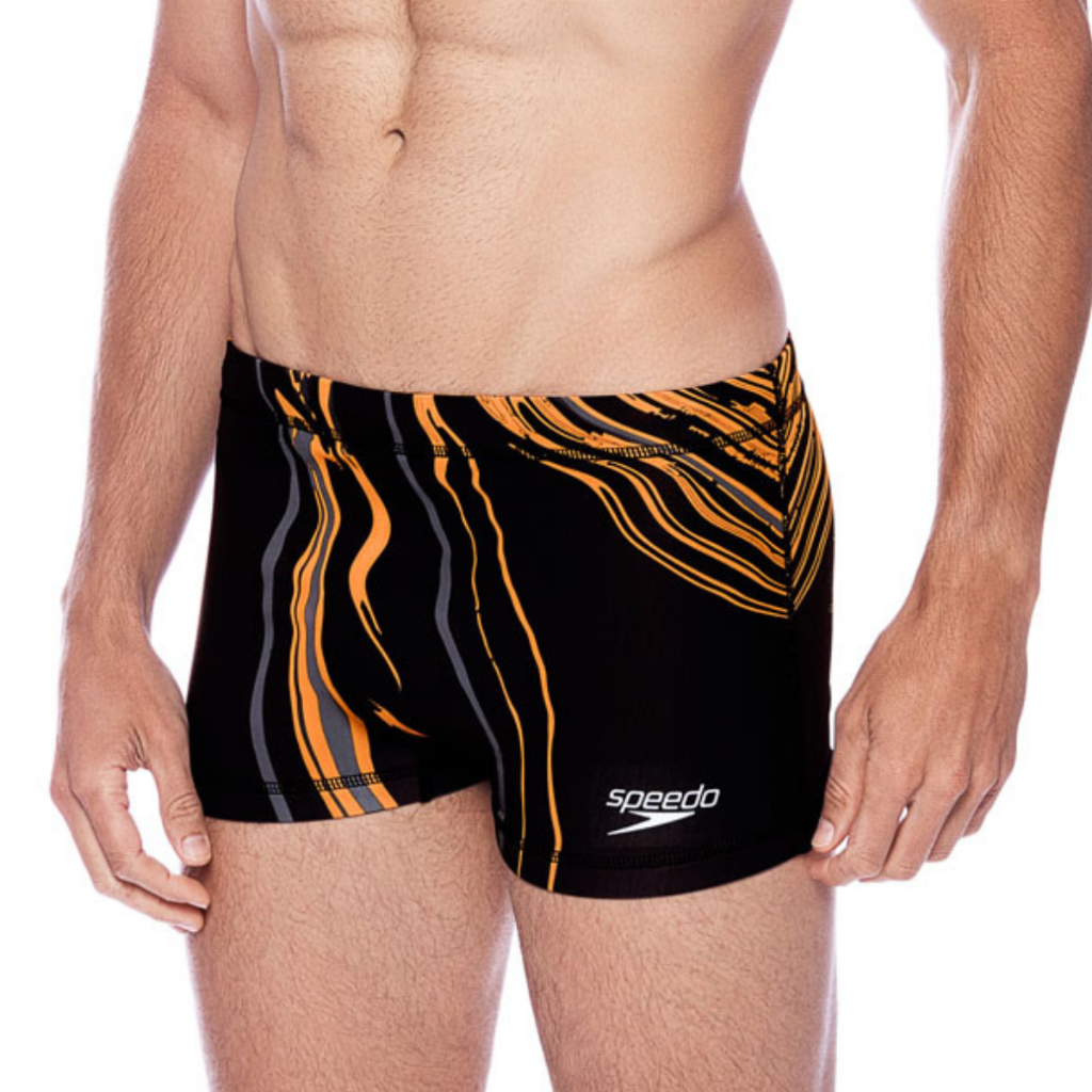 Sunga Boxer Unique Adulto Speedo Treinos Lazer Praia Piscina - PRETO