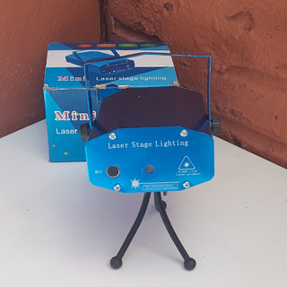 Mini Laser Stage Lighting –Efeito de Luz para Festas, Karooke e Eventos