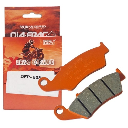 Pastilha de Freio Dianteira Xre 300 Abs 2019-2023 / Xre 190 2016-2024 Diafrag Trail Cerâmica