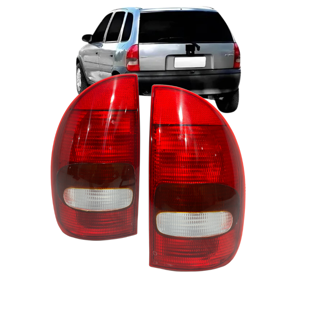 Lanterna Traseira Fume Corsa 4 Portas Hatch Pick-Up Wagon Wind Super GL 1995 1996 1997 1998 1999