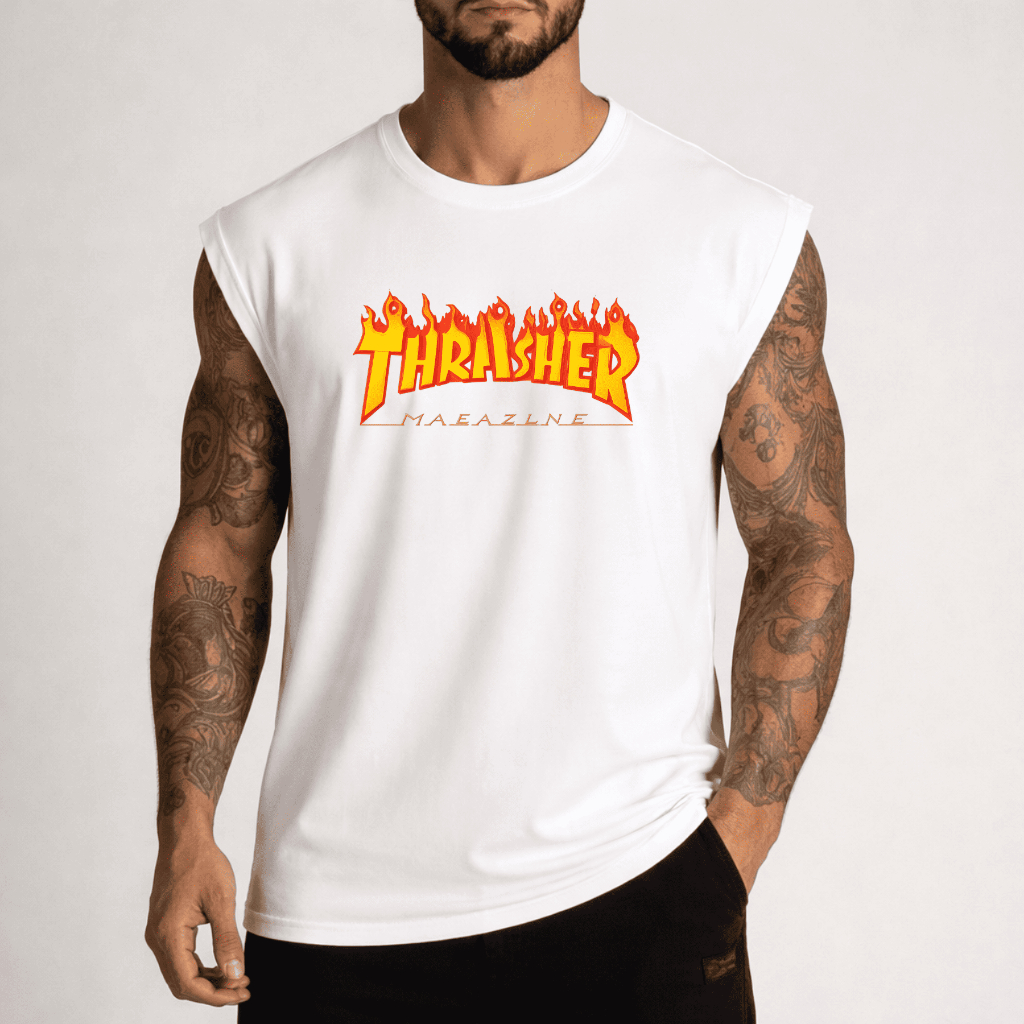 Camisetas Regata Masculina Oversized Academia Colete Masculino Machão Longline  Estampando