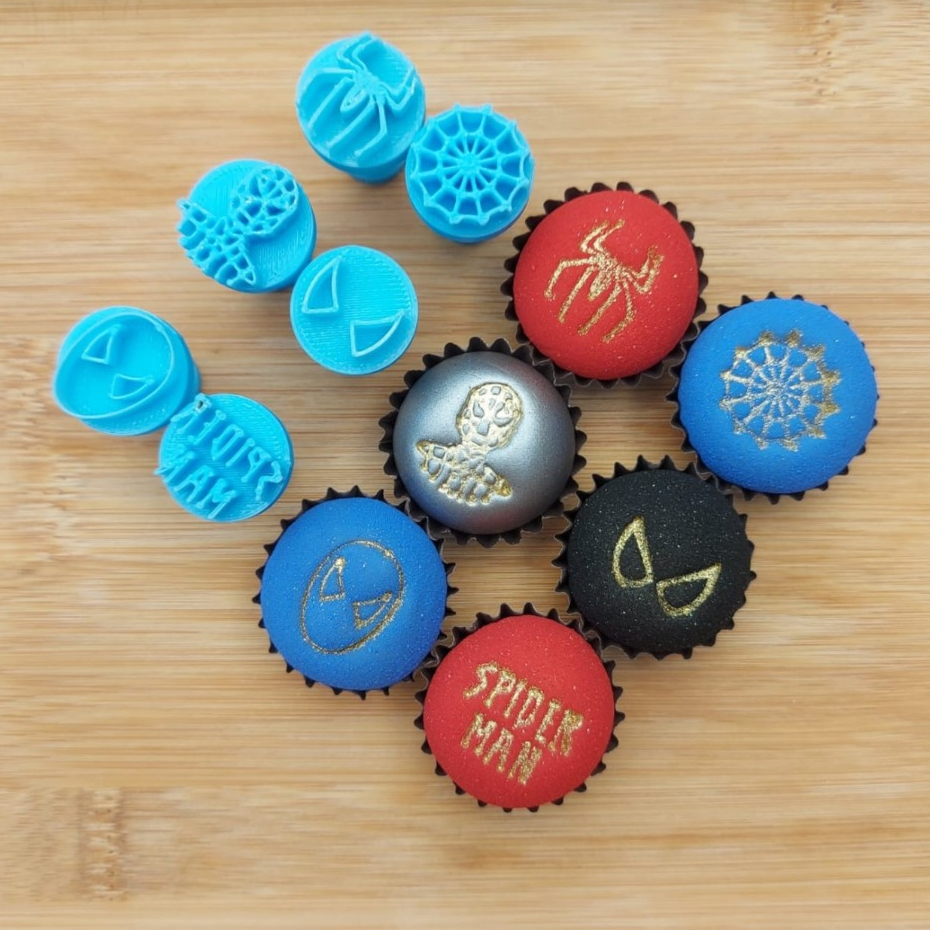 Carimbos para Doces Brigadeiro - Herói Aranha em Oferta na Shopee