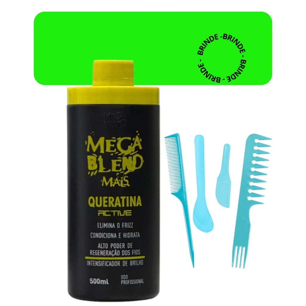 Escova Progressiva Sem Formol Mega Blend Mais 500ml