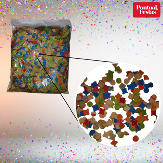 Confete de Papel Colorido 100g para Carnaval, Bloquinho e Bailinho em Oferta na Shopee