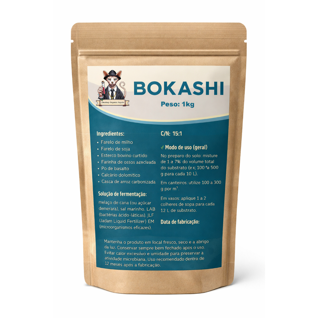 Bokashi para Plantas e Hortas 3kg Adubo Orgânico Completo Floração Fertilizante