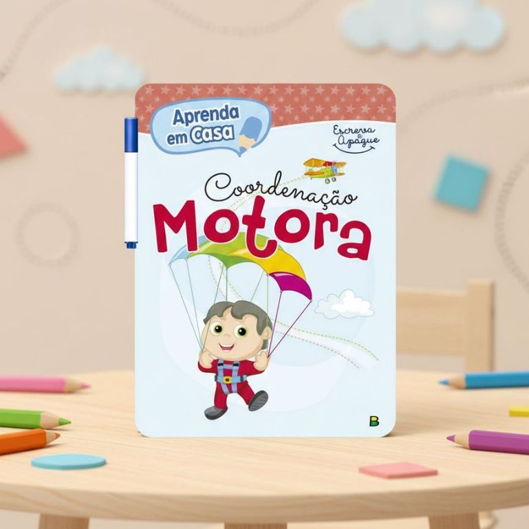 Coleção Escreva e Apague + Caneta - Coordenação Motora (TODOLIVRO)