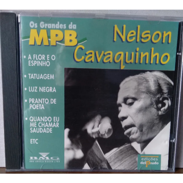 Cd Nelson Cavaquinho Os Grandes Da Mpb Samba RAIZ Pagode ÓTIMO ESTADO