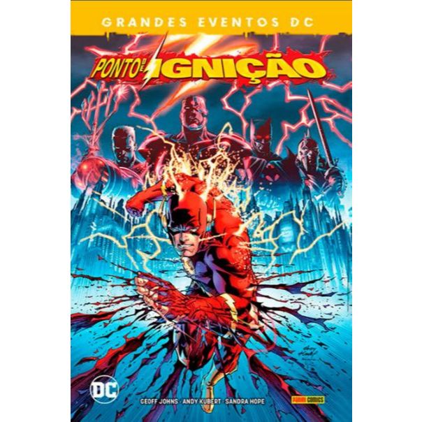 HQ Flash Ponto de Ignição (Flashpoint) Panini Capa Dura quadrinho livro gibi DC Comics