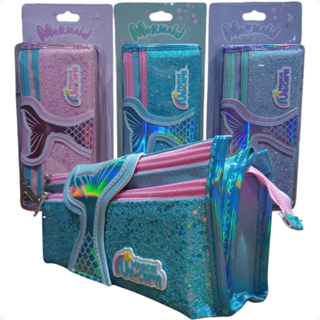 ESTOJO ESCOLAR TRIPLO SEREIA 22X10X6CM REF 3506 em Oferta na Shopee