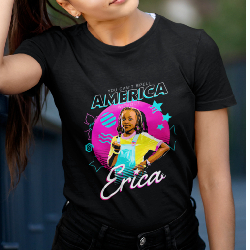 ERICA SINCLAIR STRANGER THINGS – CAMISETA PREMIUM UNISSEX 100% ALGODÃO 30.1 | LA KOLIBRO