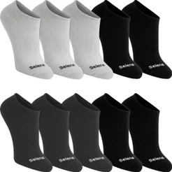 Kit 10 Pares Meias Selene Sapatilha Cano Curto Soquete Algodão Masculina Feminina Academia