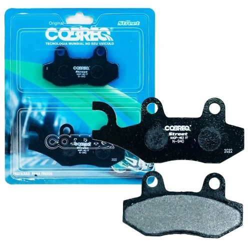 Kit Pastilhas de Freio P/ Kawasaki Versys 300 (Todos Os Anos) Cobreq
