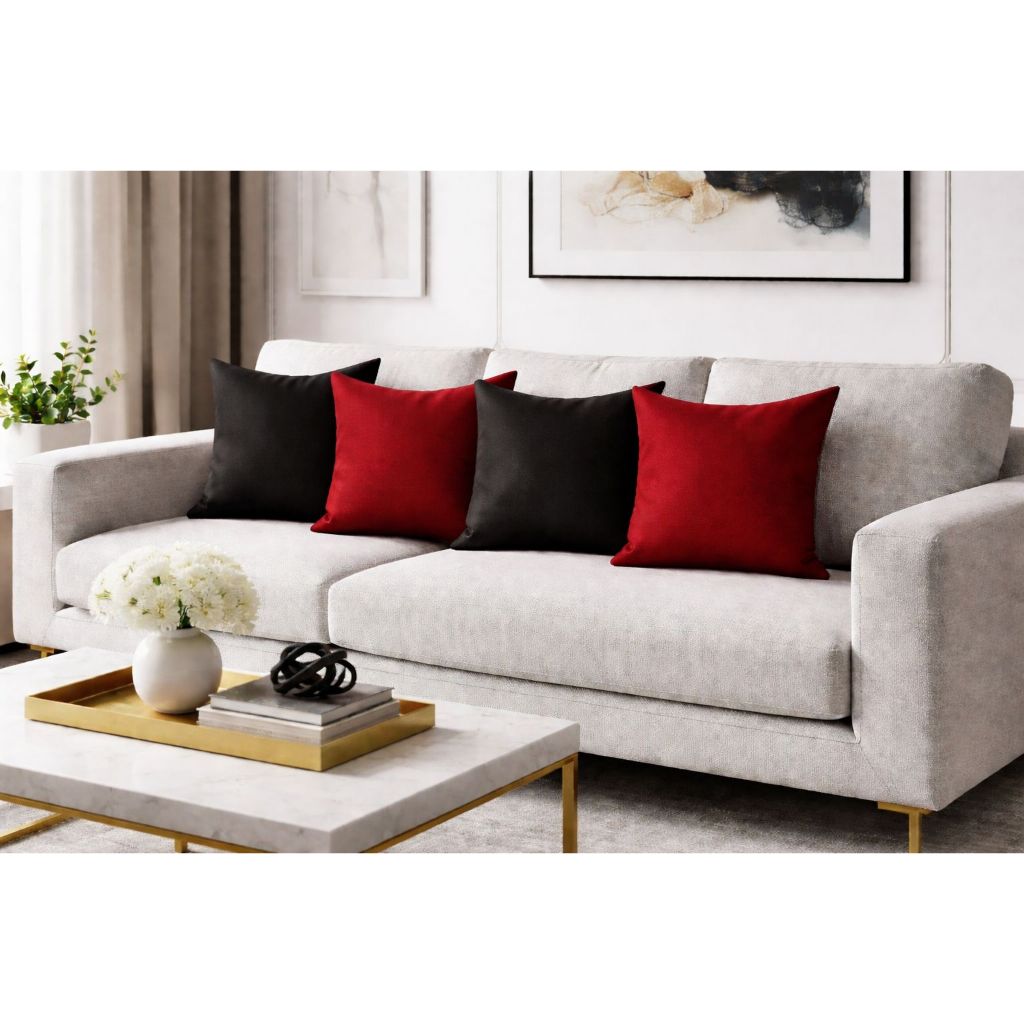 Kit Com 4 Capa de Almofada 45x45 Capa Almofada Com Zíper Almofadas Para Sofá em Oferta na Shopee