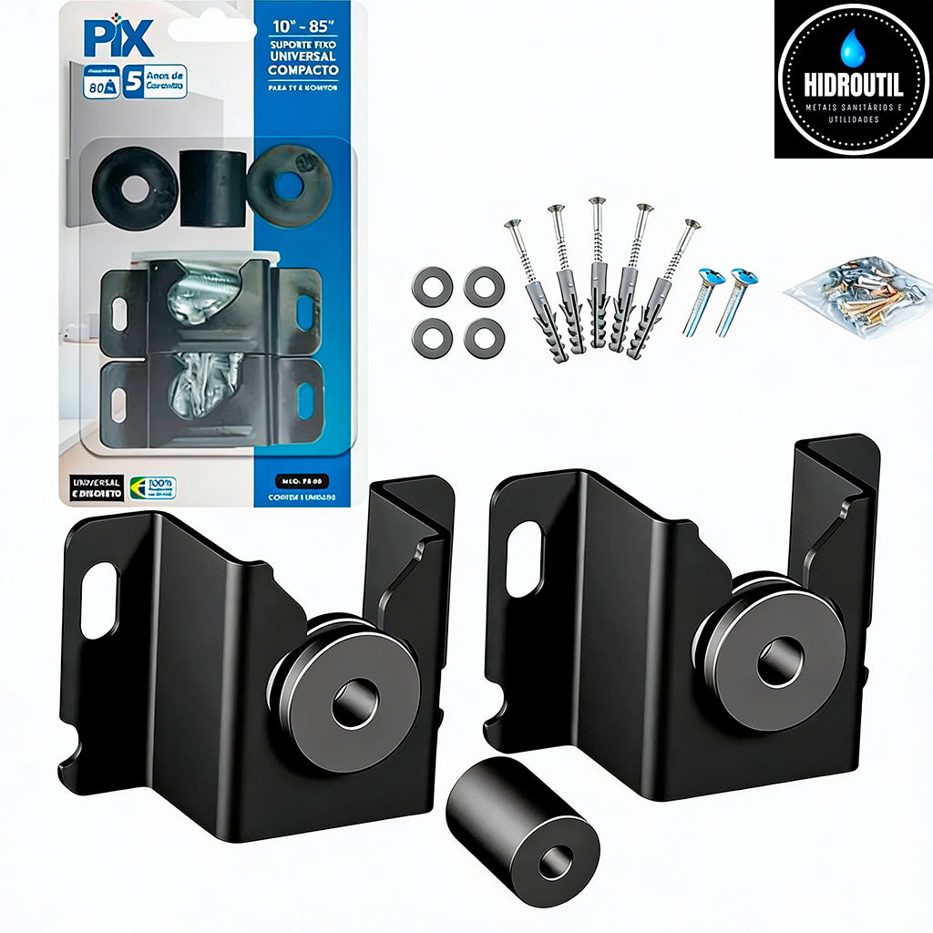 Suporte Universal Fixo Para Smart TV LED LCD 4K Parede Painel 10 24 32 43 50 55 60 75 85 Polegadas