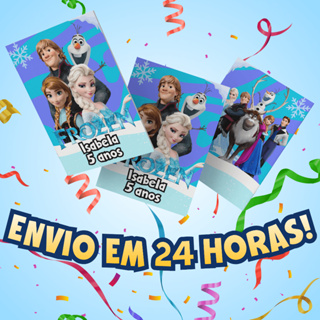 Lembrancinha Livrinho para Colorir Personalizado Frozen - Envio no mesmo dia - Para festa em Oferta na Shopee