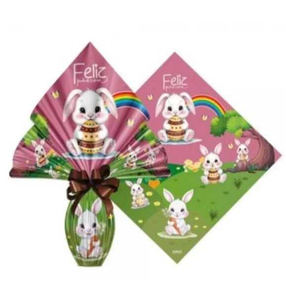 25 sacos para ovos de Páscoa decorados. Vários tamanhos, cores e estampas.