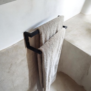 Porta toalhas duplo de parede para banheiro. em Oferta na Shopee