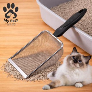 Pá de Areia Coletora Higiênica + Brinquedo Pet Gato, Cachorro em Aço Inox, Caixa de Areia em Oferta na Shopee