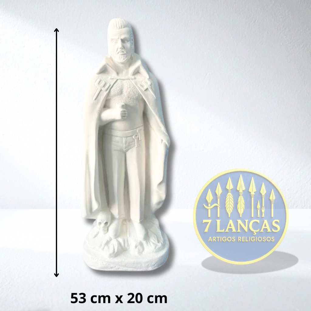 Imagem Exú Tranca Rua das Almas 53×20 CM - Umbanda e Candomblé