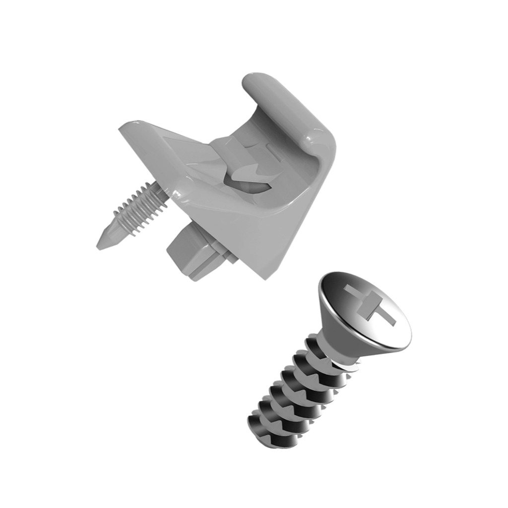 Kit De 2 Peças (Suporte e parafuso) Do Suporte Do Quebra-Sol Toyota Corolla Etios Hilux SW4
