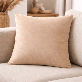 Kit  4 Almofadas  em Suede Decorativas Ziper Invisivel em Oferta na Shopee