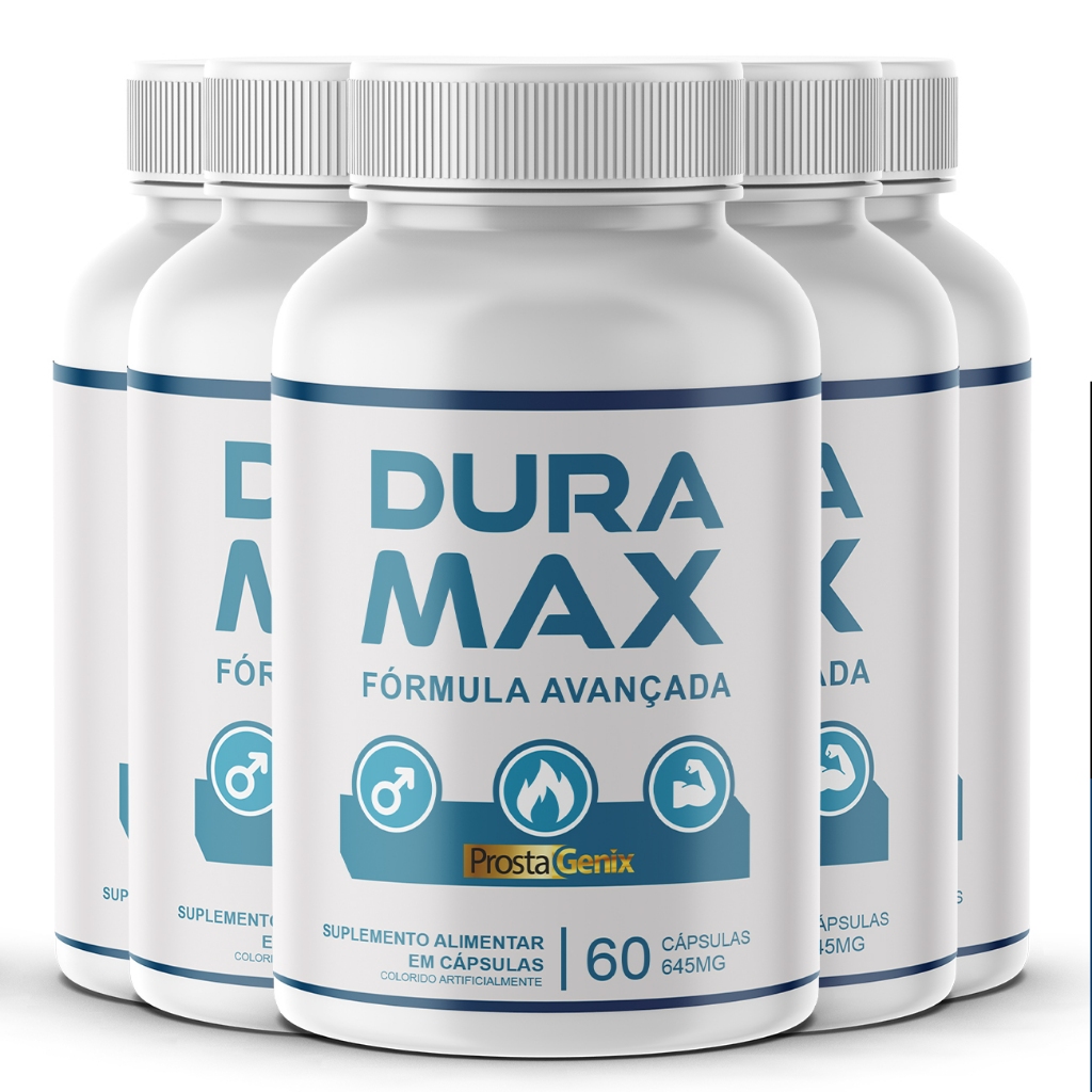 5 DuraMax 60 caps Formula Avançada Suplemento uso Diário Envio Rápido
