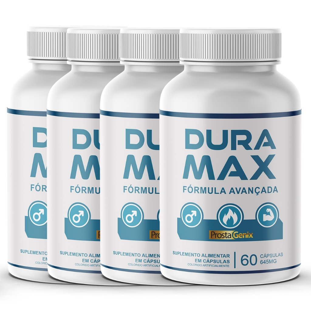 4 DuraMax 60 caps Formula Avançada Suplemento uso Diário Envio Rápido