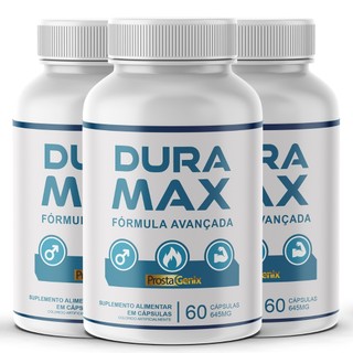 3 DuraMax 60 caps Formula Avançada Suplemento uso Diário Envio Rápido