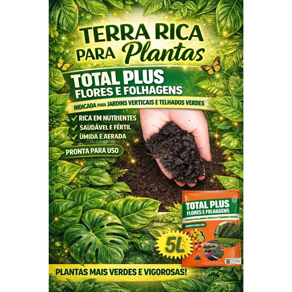 5L Substrato Para Lirio da Paz Zamiocuca Samambaia Jiboia Costela de Adao Adubado Pronto para Uso em Oferta na Shopee