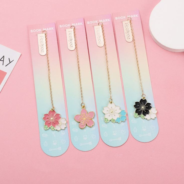 Papelaria Fofinha Kit Marcador de Página Metal Agenda 2026 Presente Fofo bookmark