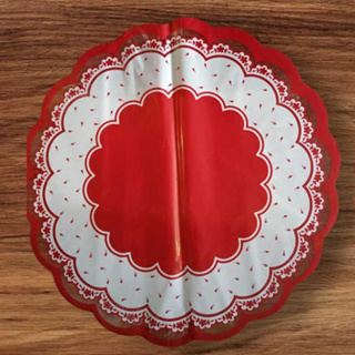Poli redondo decorado para flores e cestas com 50 unidades. em Oferta na Shopee