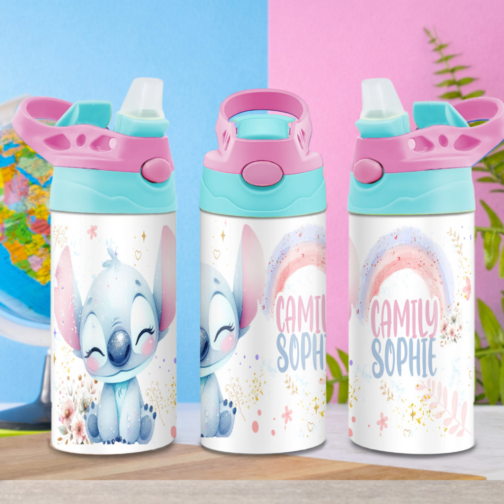 Squeeze infantil personalizado alumínio colorido bico retrátil de silicone  600ml