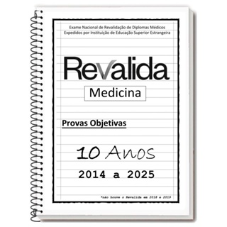 REVALIDA & ENAMED (ENARE) 2025/2026 - Apostila de Provas + Gabarito - Medicina, Residência em Oferta na Shopee