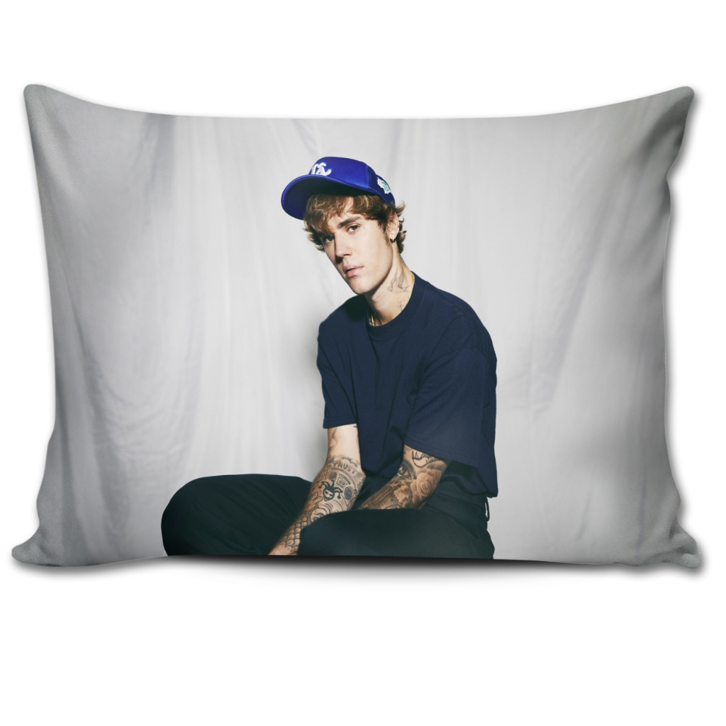 Almofada Justin Bieber – 27x37 | Beliebers, Pop, Cantor, Presente, Decoração, Colecionável