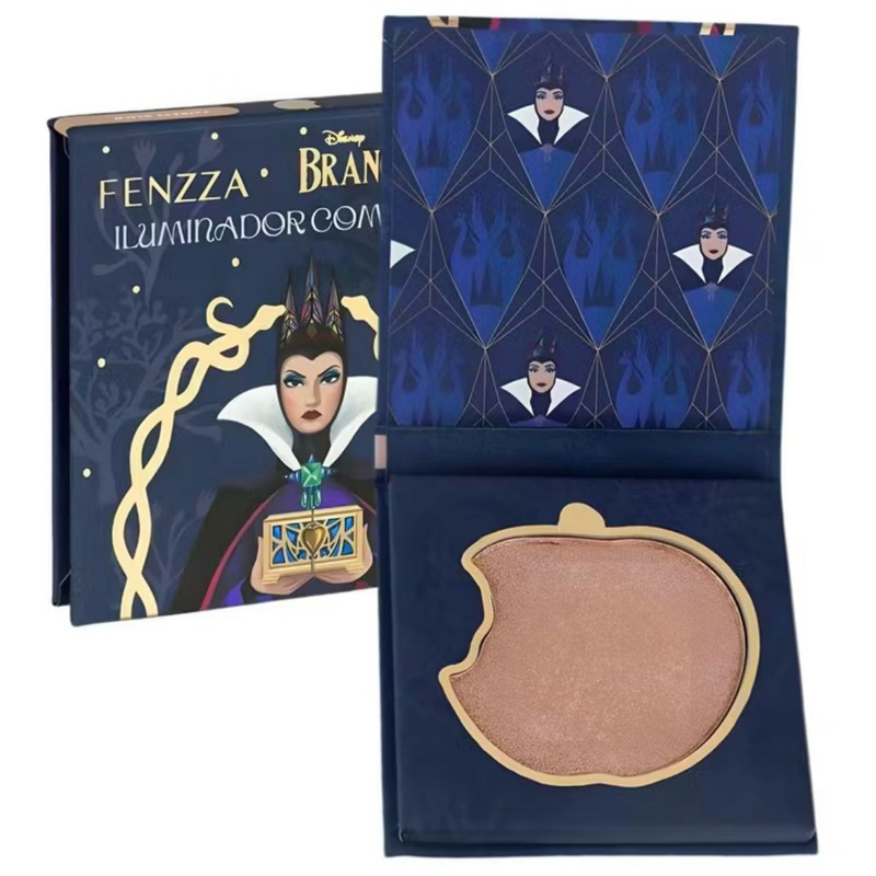 Iluminador Compacto Fenzza Branca de Neve Rainha Má - Cor Fairest Glow