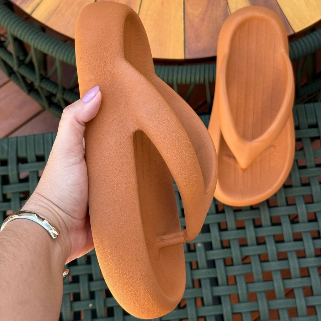 Chinelo de Dedo Feminino Anatômico Nuvem  - Super Confortável Lançamento Tendencia Promoção