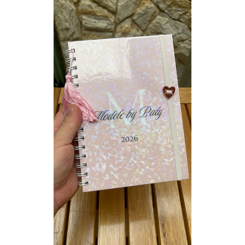 PROMOÇÃO - Agenda 2026 - PRODUÇÃO RÁPIDA -  Capa a sua escolha com nome ou foto - 2 dias por página, Wire-o em Oferta na Shopee