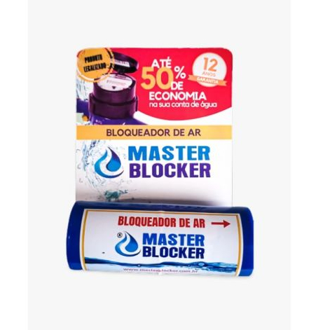Bloqueador de Ar Hidrômetro 3/4" Master Blocker - Válvula Econômica Redutor Conta Água - Original