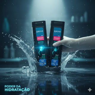 🌟 Kit 2x Shampoo Above Hidratação Anticaspa 325ml - Combate Duplo com Economia! 🌟 em Oferta na Shopee