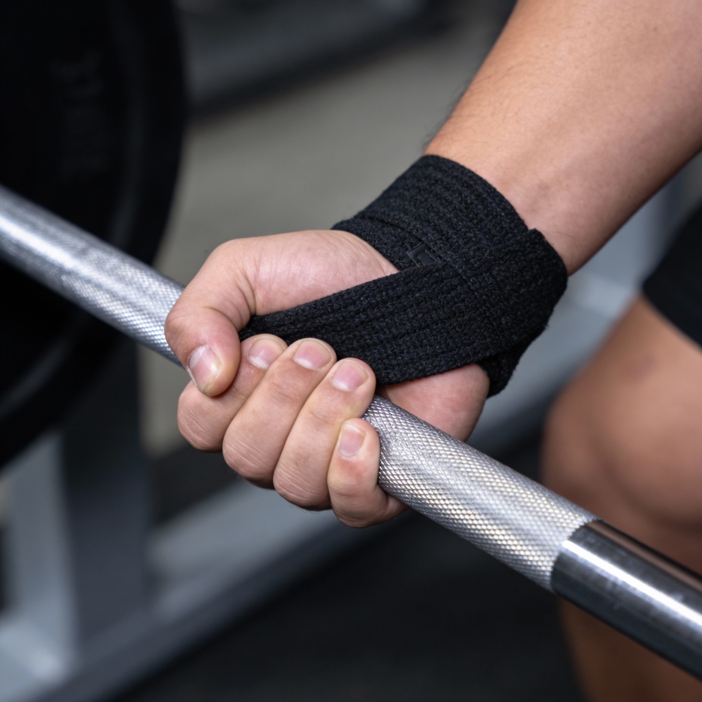 Straps 100% Algodão P/musculação cross fit e musculação — imagem 2 de 2