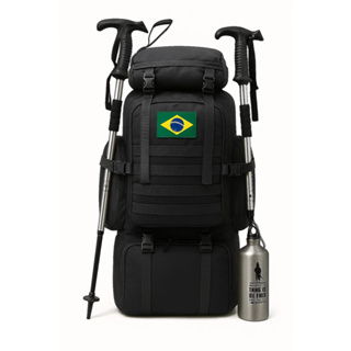 Mochila Grande 70L Caminhada Campismo Viagem Exterior em Oferta na Shopee